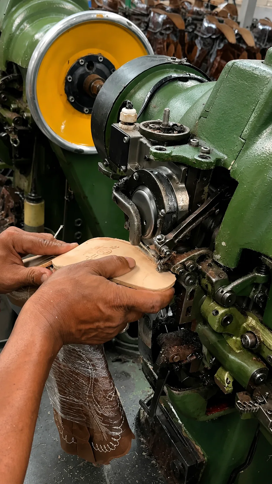 Leather cutting